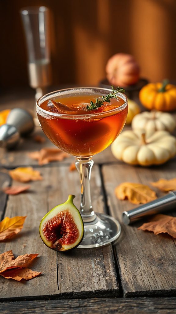 autumn inspired whiskey cocktail recipe