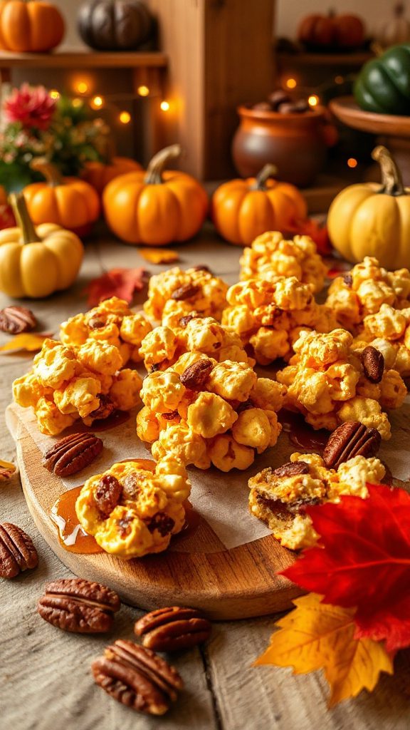 autumn maple pecan treats