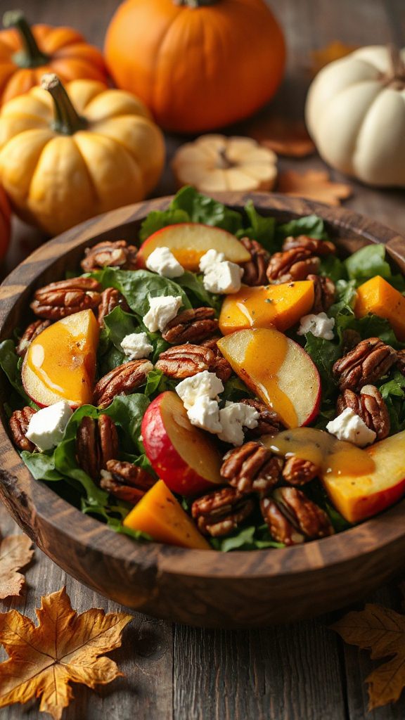 autumn salad with apples