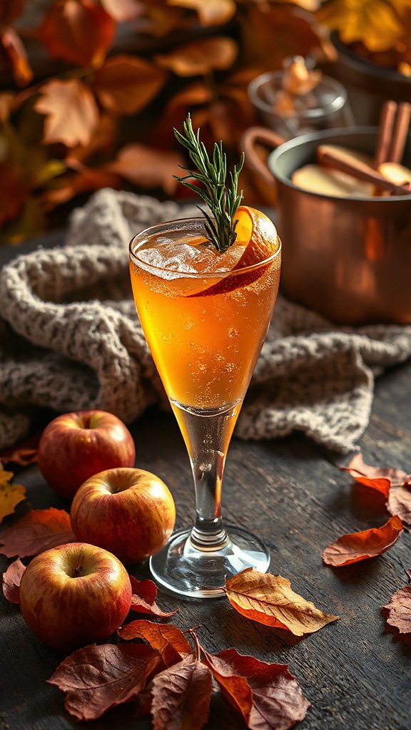 autumn sassafras apple fizz