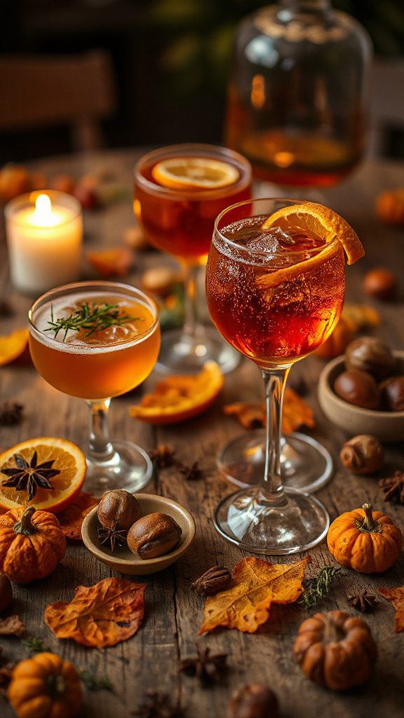 autumn sparkling sherry cocktail autumn sparkling sherry cocktail
