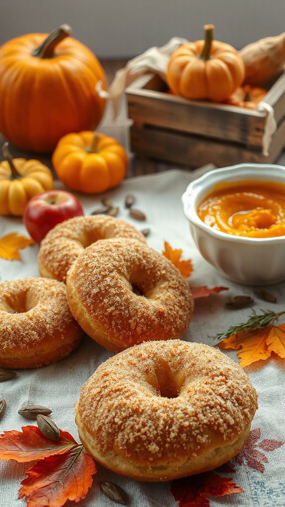 autumn spiced apple cider doughnuts autumn spiced apple cider doughnuts