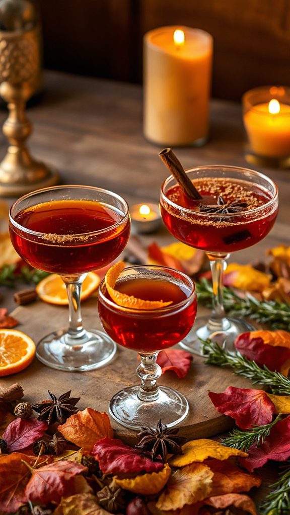 autumn spiced classic cocktail