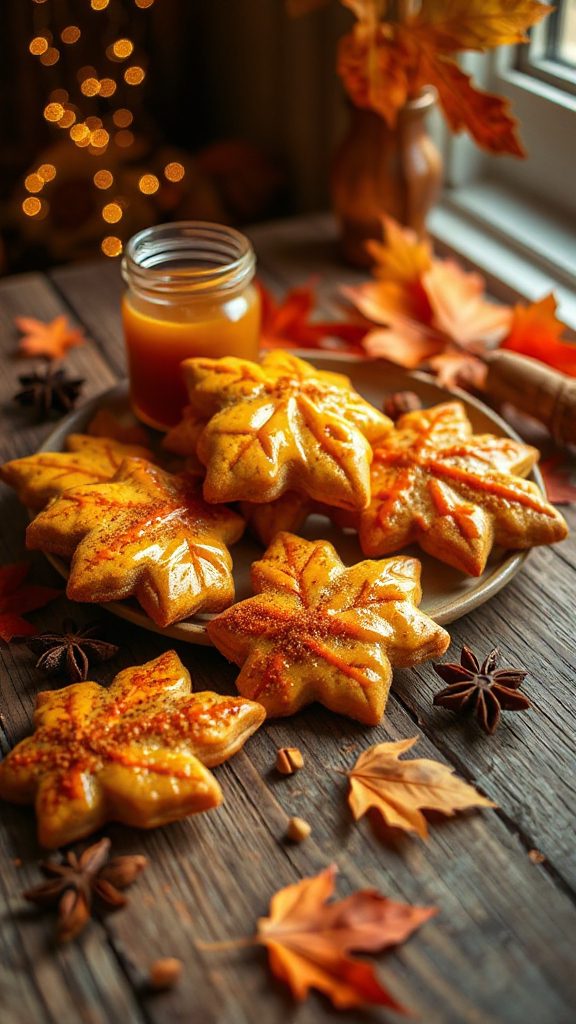 autumn spiced honey cookies autumn spiced honey cookies