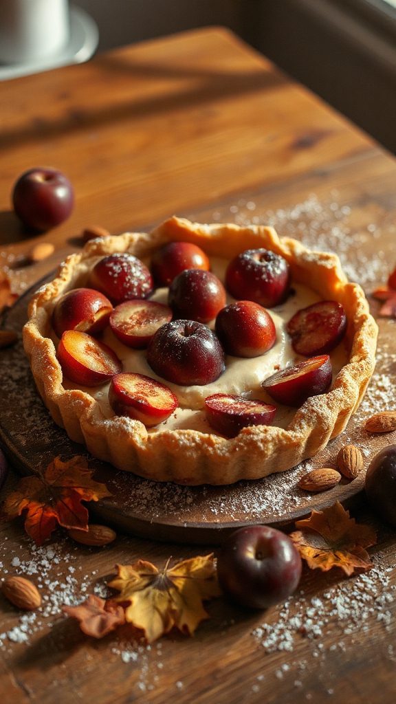 autumn spiced plum tart autumn spiced plum tart