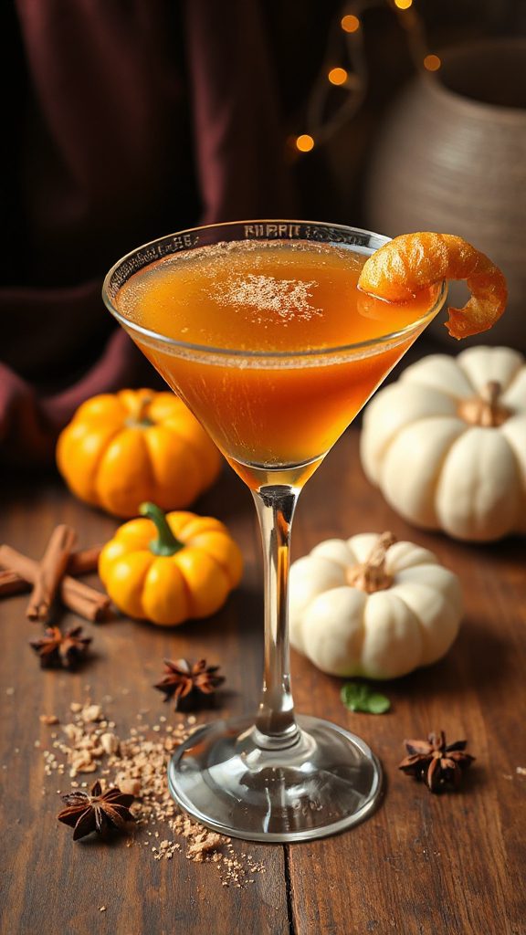 autumn spiced pumpkin cocktail recipe