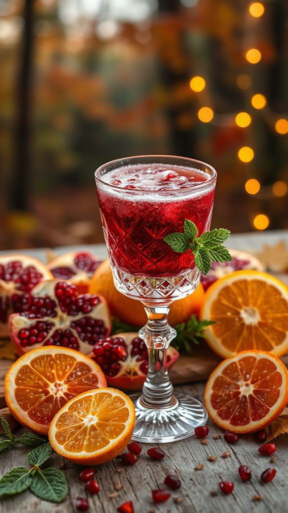 autumn spiced rum cocktail