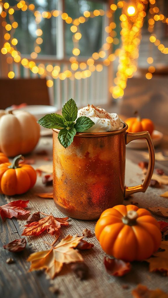 autumn spiced whiskey cocktail delight