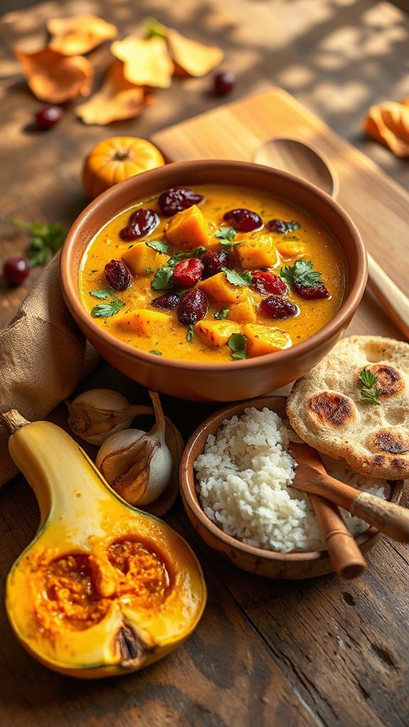 autumn vegan curry delight