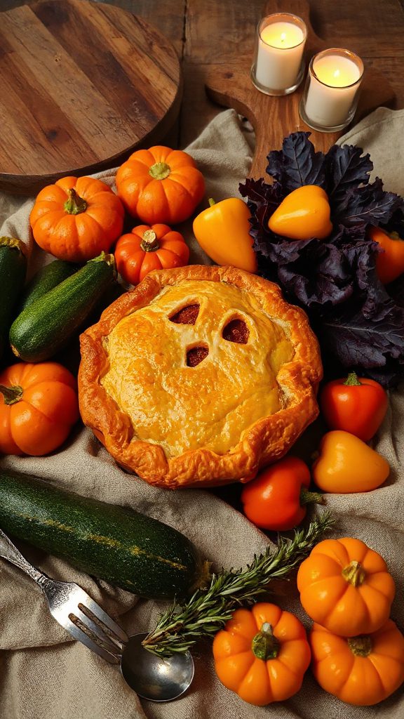 autumn vegetable pie delight