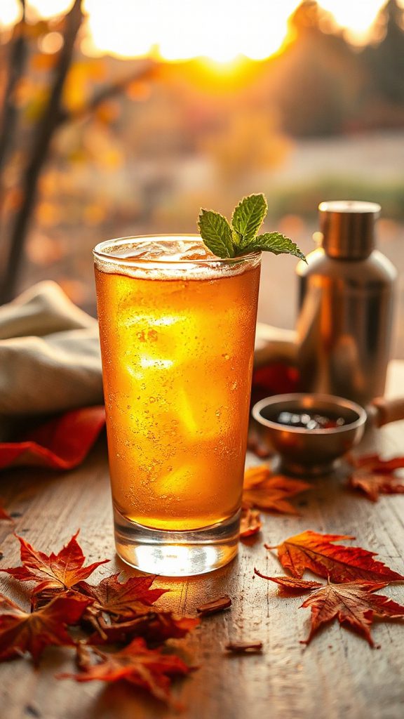 autumn whiskey cocktail delight