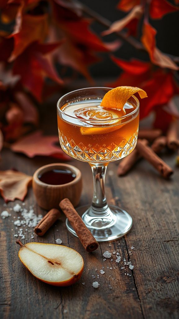 autumn whiskey cocktail recipe