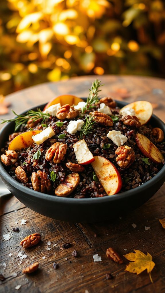 autumn wild rice salad autumn wild rice salad