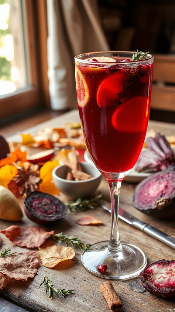autumnal beet sangria recipe