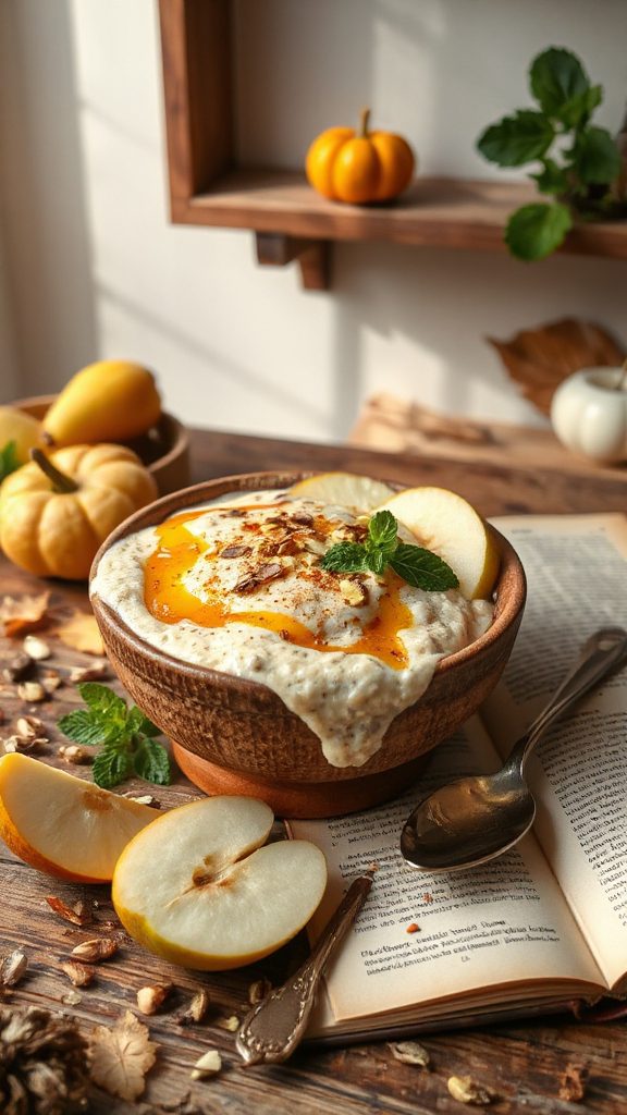 autumnal cardamom pear dessert