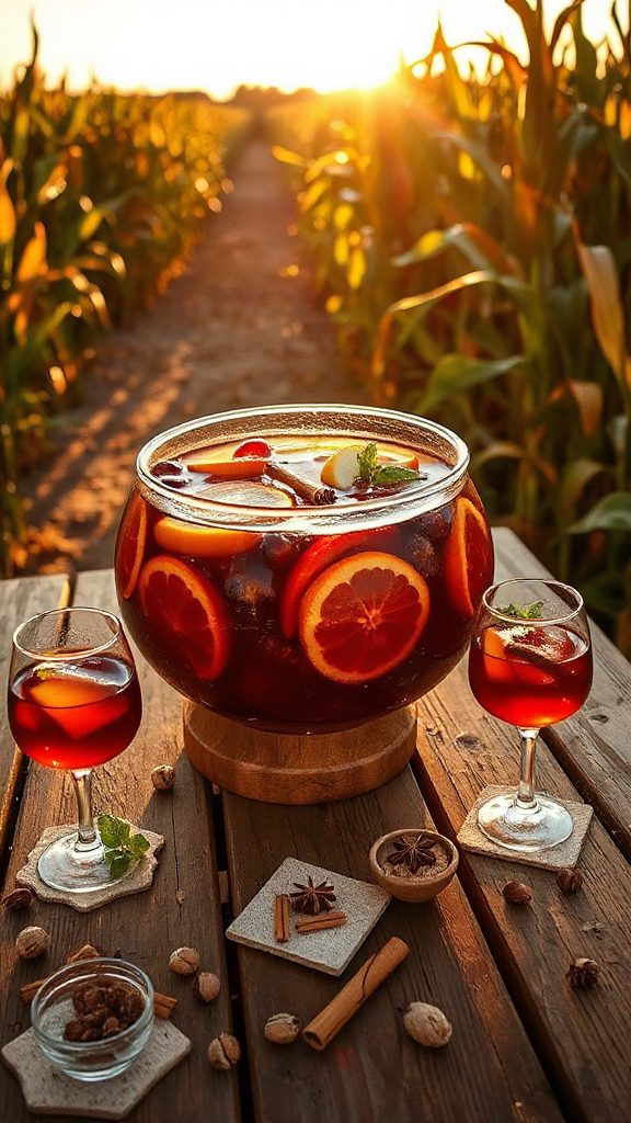 autumnal fruit infused sangria delight autumnal fruit infused sangria delight