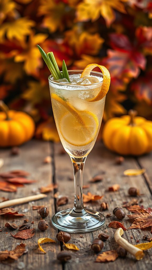 autumnal lemongrass cocktail recipe