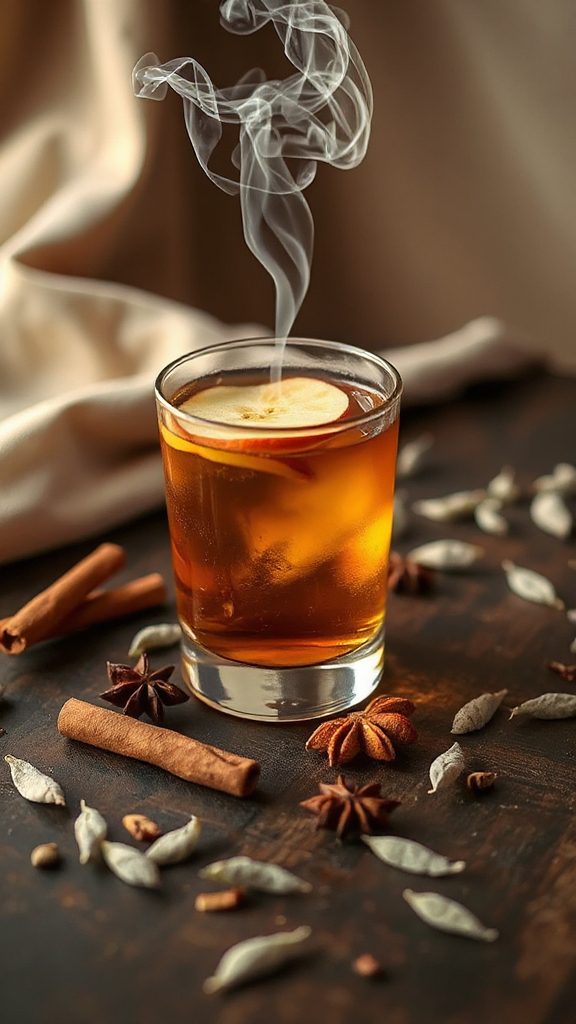 autumnal smoked apple bourbon