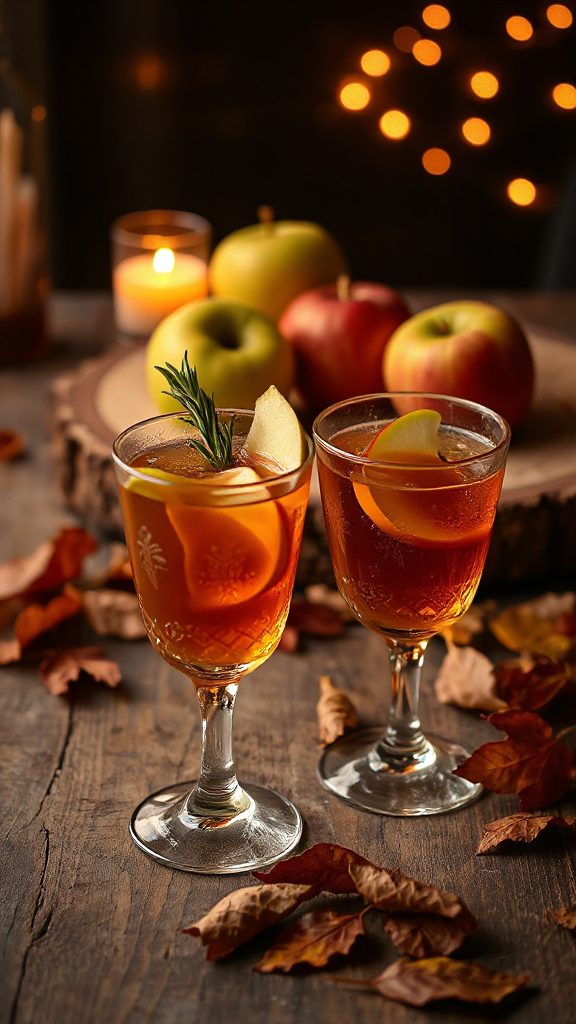 autumnal sweet cocktail creation
