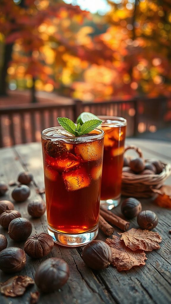 autumnal twist on cocktail