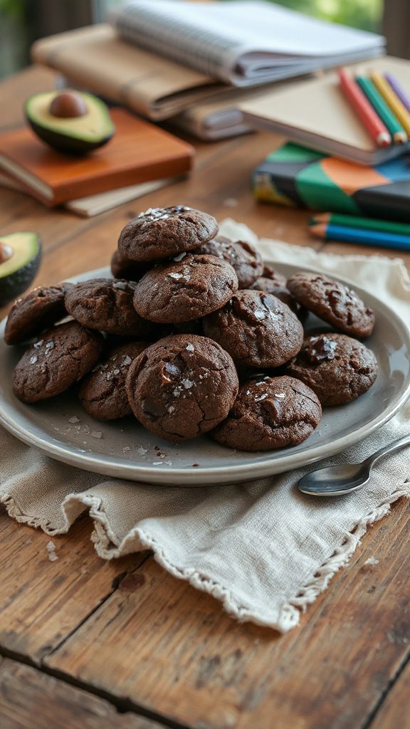 avocado based allergy friendly cookies