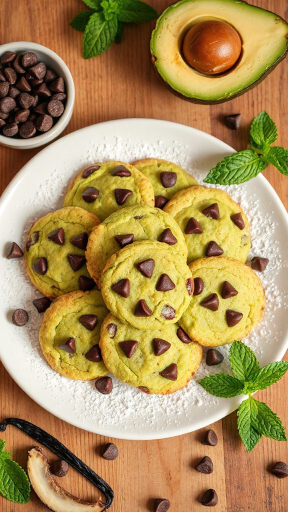 avocado based chocolate cookies