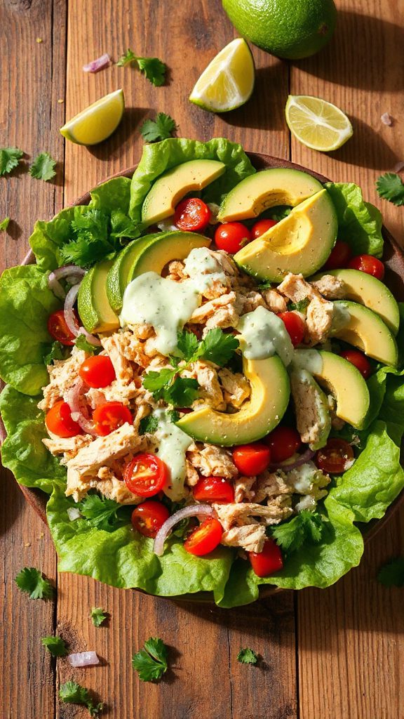 avocado chicken salad delight