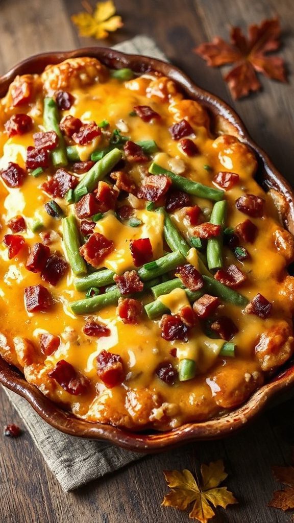 bacon and cheddar casserole