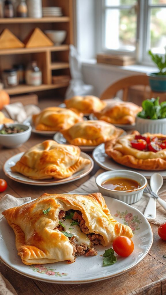 bacon and cheese pies
