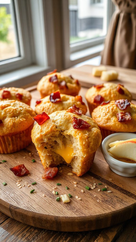 bacon cheddar breakfast muffins bacon cheddar breakfast muffins