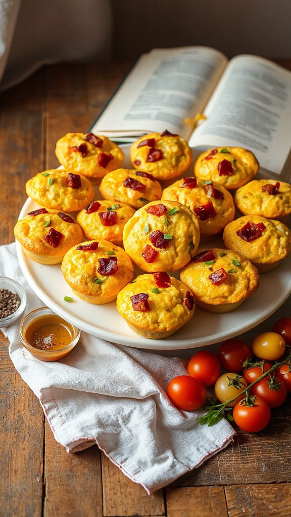 bacon cheddar egg muffins
