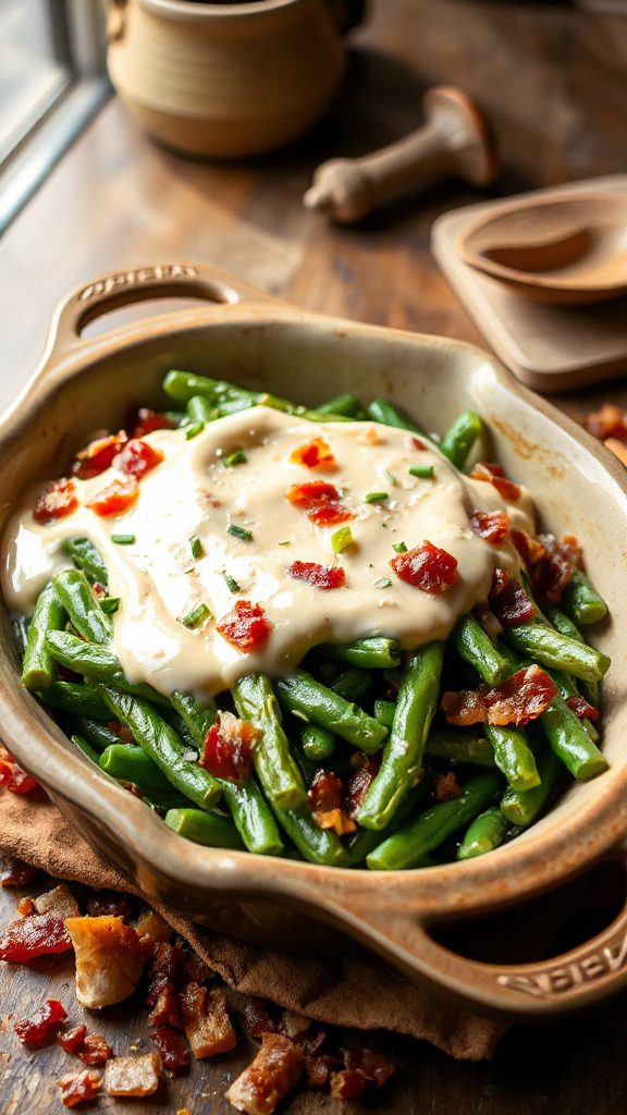 bacon chive cream casserole