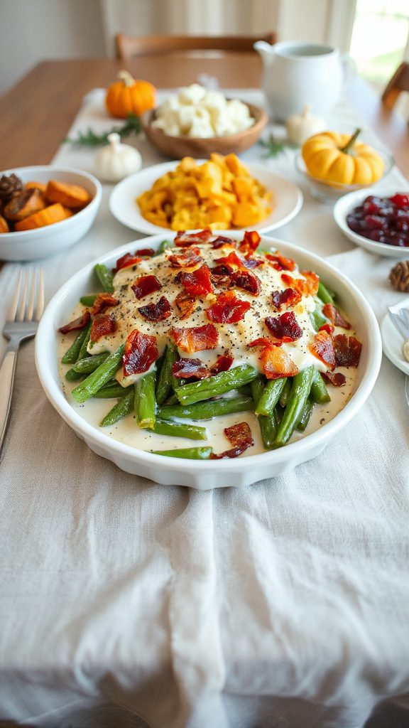 bacon green bean casserole bacon green bean casserole