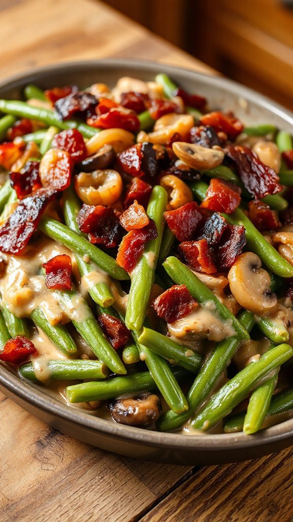 bacon green bean casserole