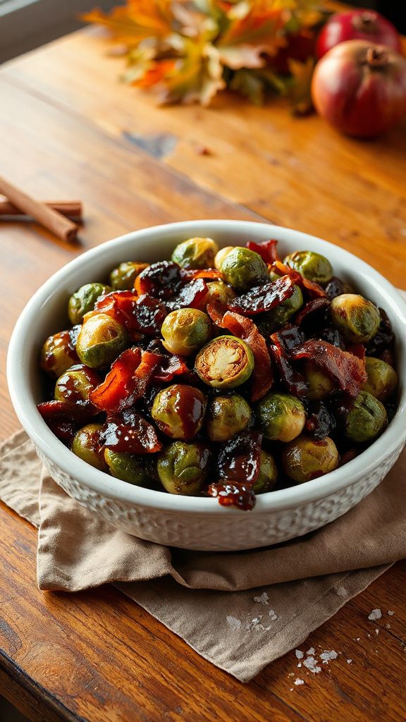 bacon mole brussels sprouts delight