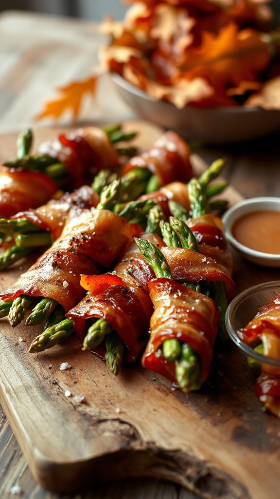 bacon wrapped asparagus appetizer delight