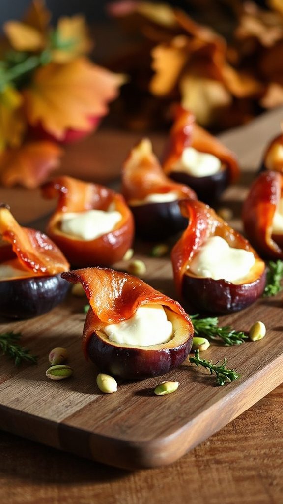 bacon wrapped fig appetizers recipe