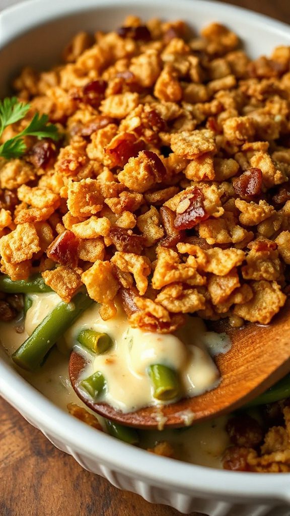 bake casserole at designated temperature