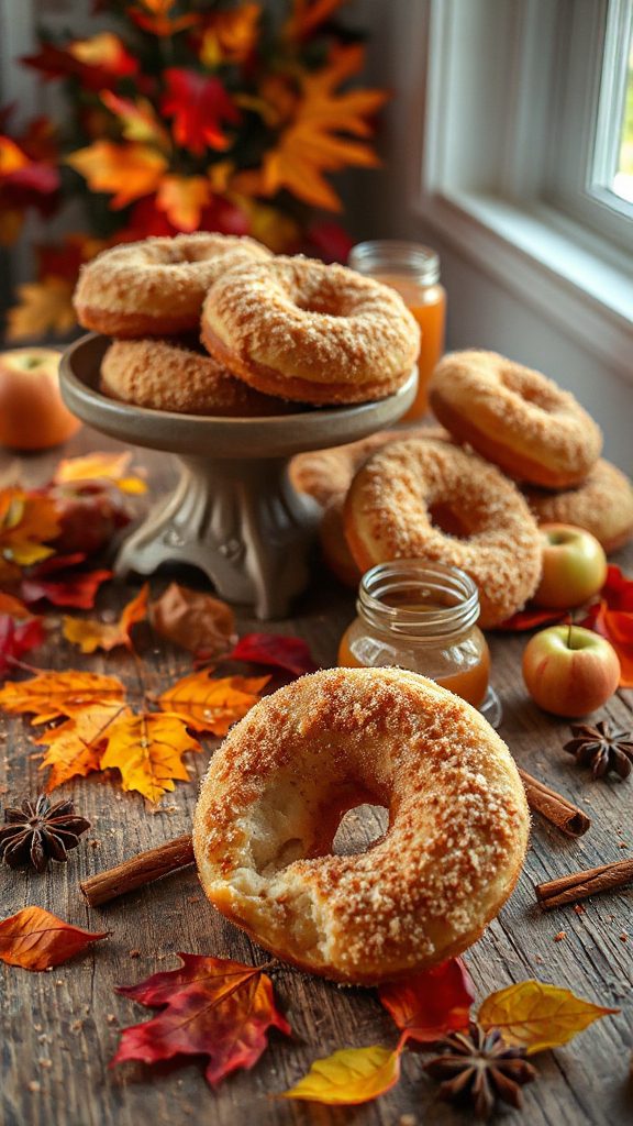 baked apple cider donuts