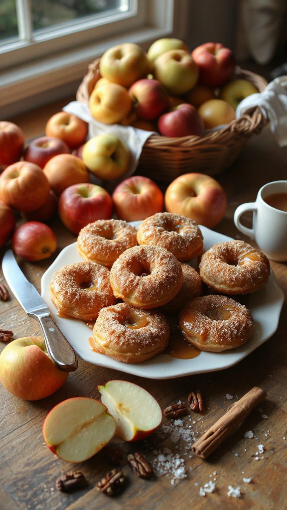 baked apple pie donuts