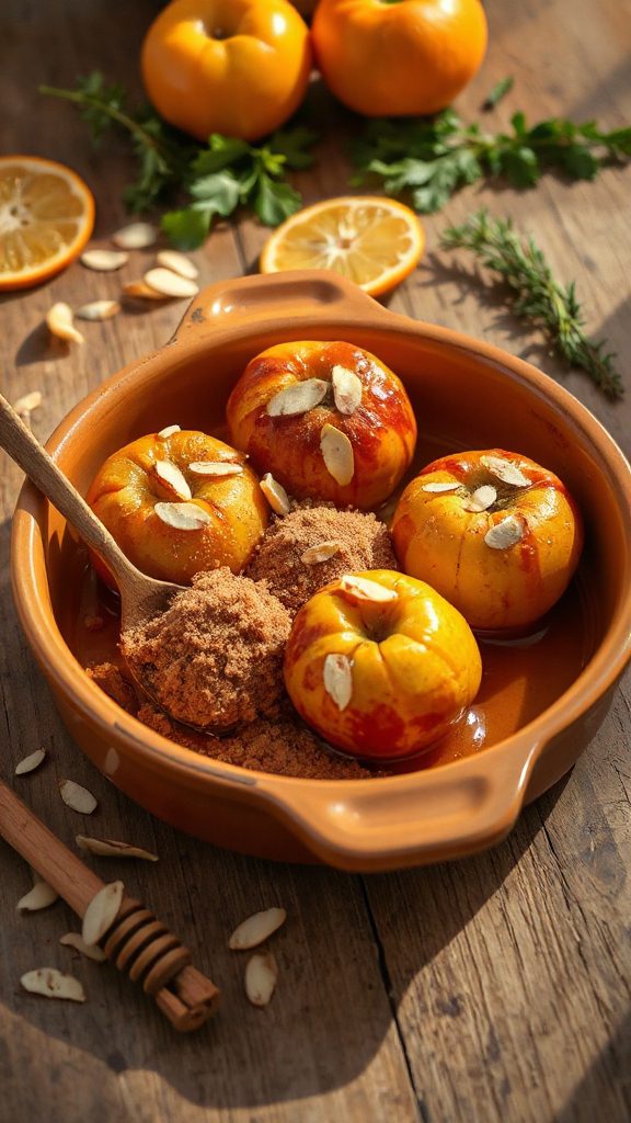 baked apples with galangal