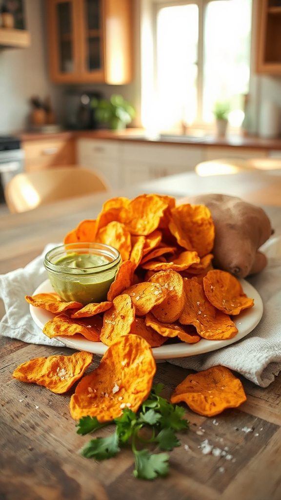 baked healthy sweet potato chips baked healthy sweet potato chips