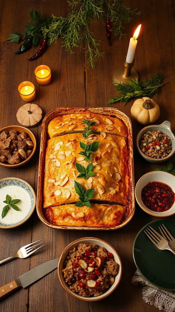 baked lebanese meat dish