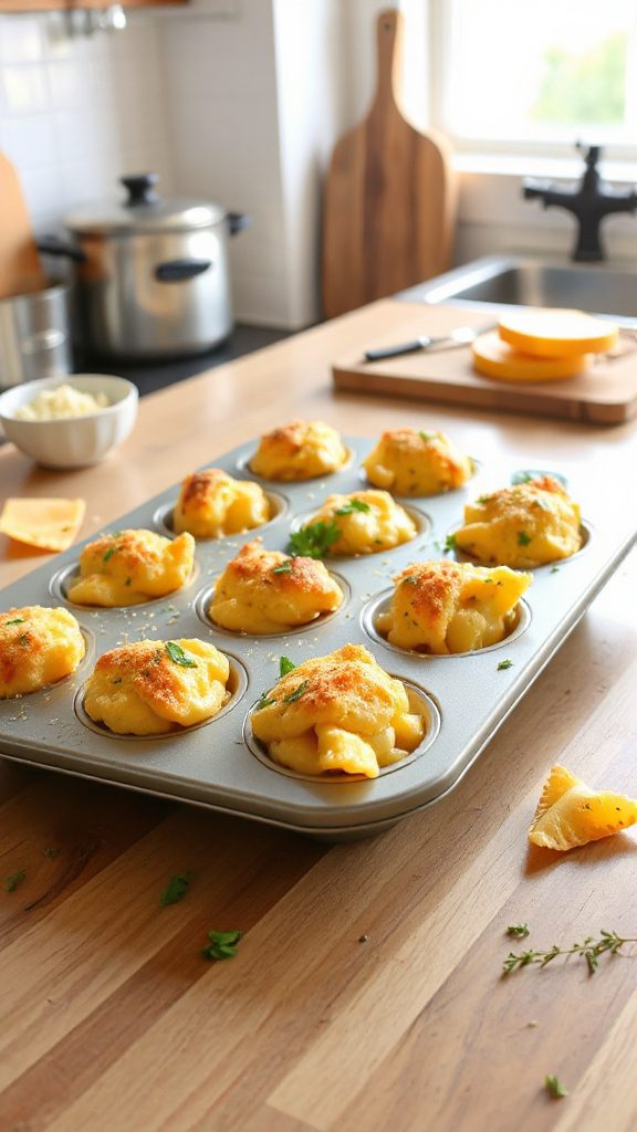 baked mac and cheese cups baked mac and cheese cups