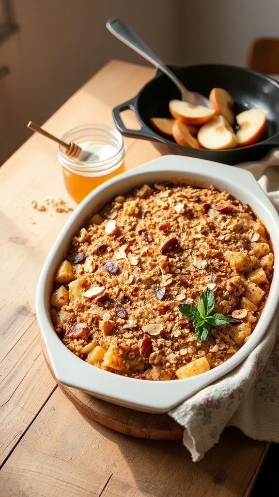 baked oatmeal with applesauce