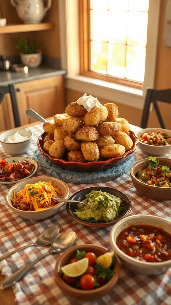 baked potato customization bar