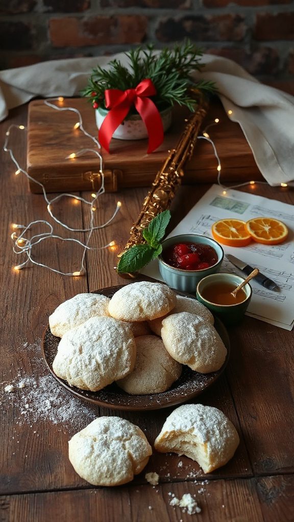 baked vanilla inspired cookies