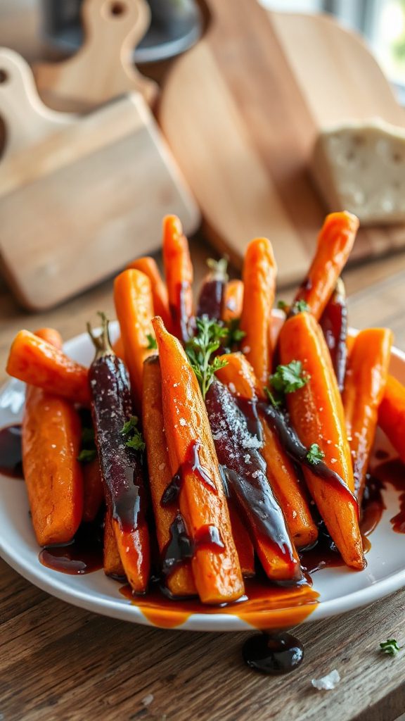 balsamic glaze enhances carrots balsamic glaze enhances carrots