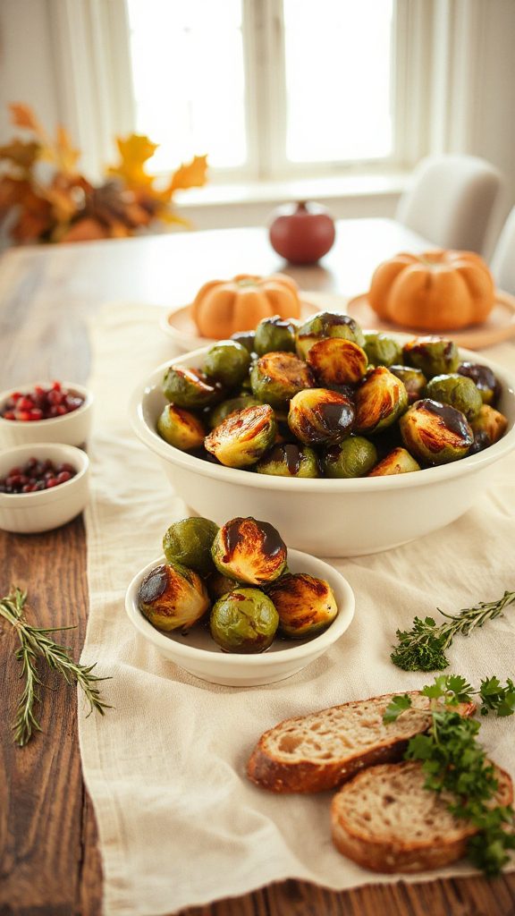 balsamic glazed brussels sprouts