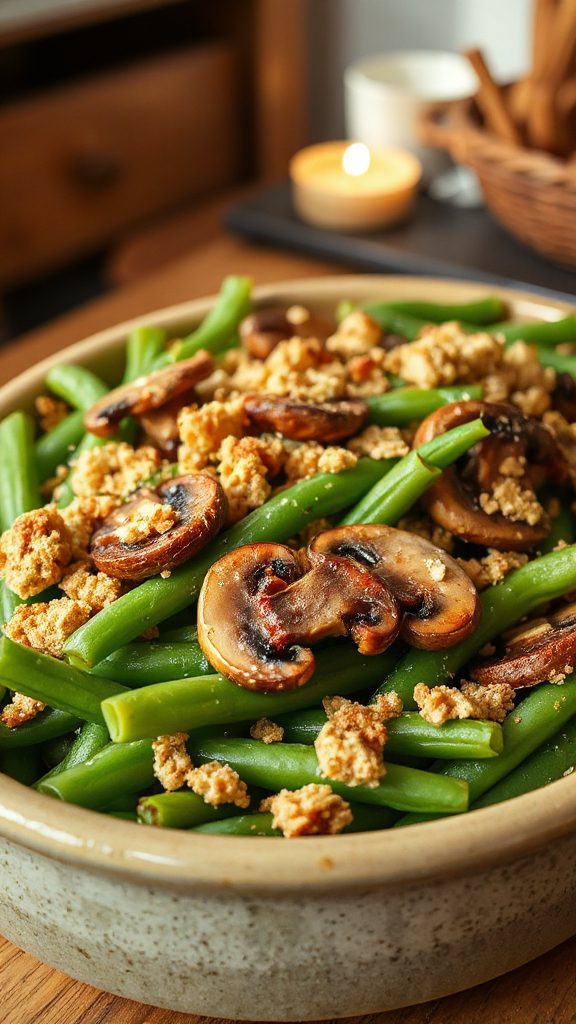 balsamic green bean casserole balsamic green bean casserole